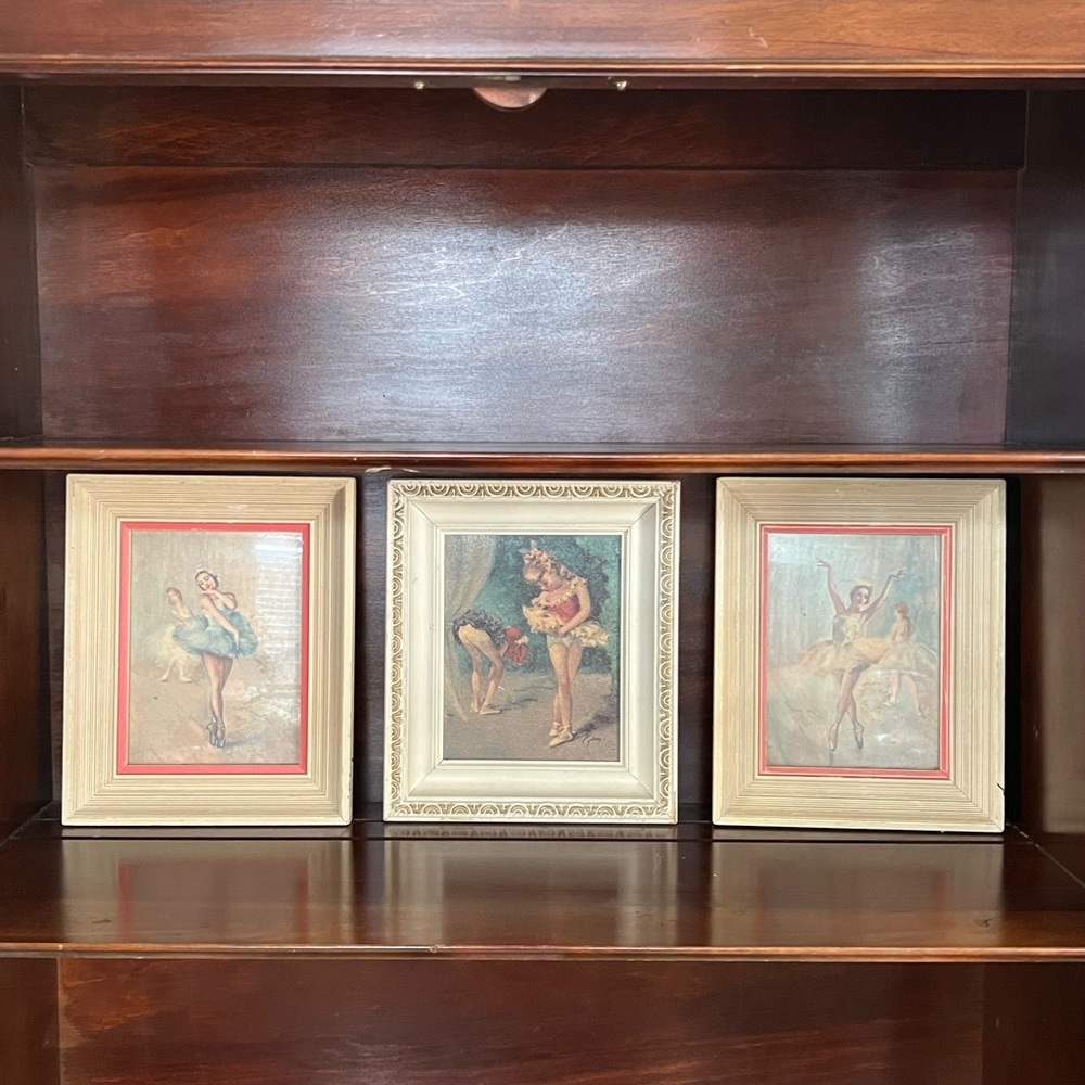 Vintage Framed Ballet Dancers